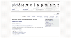 Desktop Screenshot of dev.picidae.net